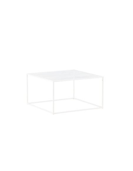 Soffbord Netz, 80 × 80 cm, Vit