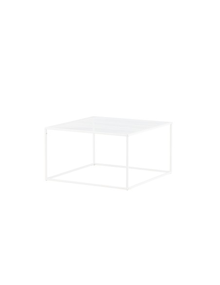 Soffbord Netz, 80 × 80 cm, Vit