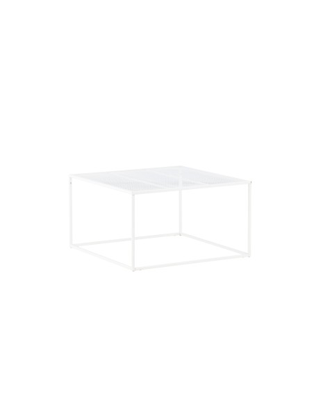 Soffbord Netz, 80 × 80 cm, Vit