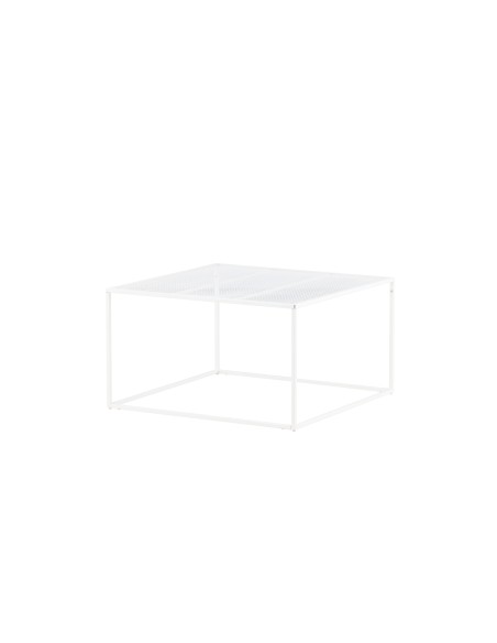 Soffbord Netz, 80 × 80 cm, Vit