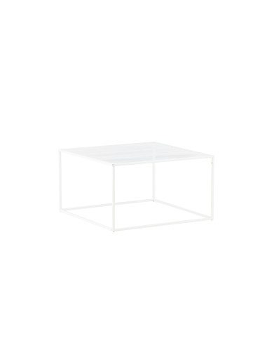 Soffbord Netz, 80 × 80 cm, Vit