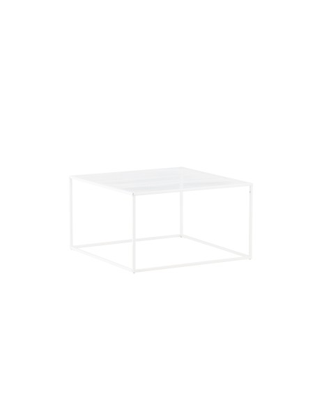 Soffbord Netz, 80 × 80 cm, Vit