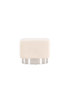 Fåtölj Newton Puff, 45 × 45 cm, Offwhite