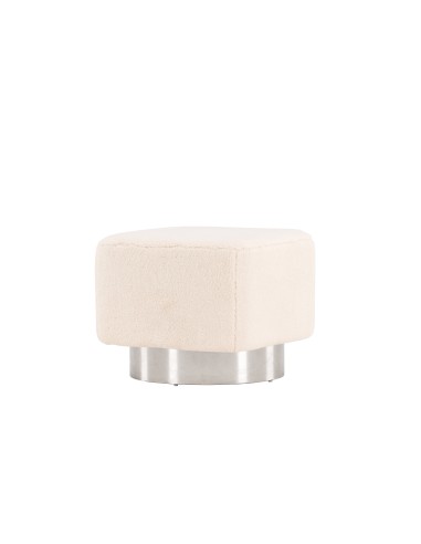 Fåtölj Newton Puff, 45 × 45 cm, Offwhite