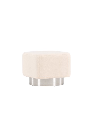 Fåtölj Newton Puff, 45 × 45 cm, Offwhite