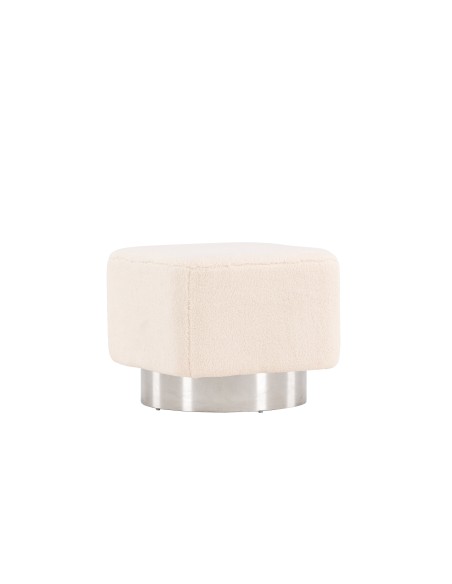 Fåtölj Newton Puff, 45 × 45 cm, Offwhite