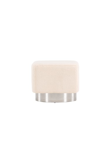 Fåtölj Newton Puff, 45 × 45 cm, Offwhite