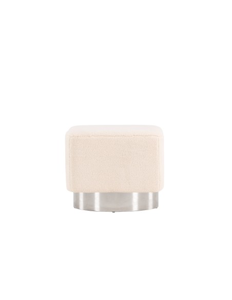 Fåtölj Newton Puff, 45 × 45 cm, Offwhite