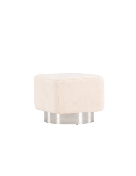 Fåtölj Newton Puff, 45 × 45 cm, Offwhite