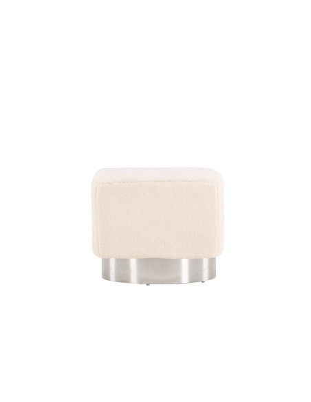 Fåtölj Newton Puff, 45 × 45 cm, Offwhite