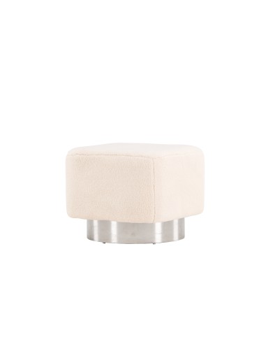 Fåtölj Newton Puff, 45 × 45 cm, Offwhite
