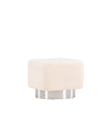 Fåtölj Newton Puff, 45 × 45 cm, Offwhite