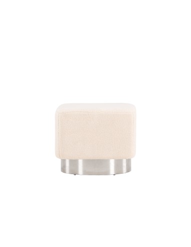 Fåtölj Newton Puff, 45 × 45 cm, Offwhite
