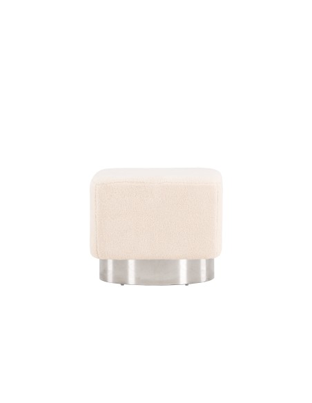 Fåtölj Newton Puff, 45 × 45 cm, Offwhite