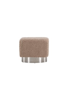 Fåtölj Newton Puff, 45 × 45 cm, Brun