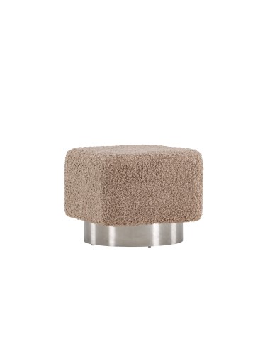 Fåtölj Newton Puff, 45 × 45 cm, Brun