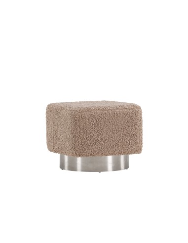 Fåtölj Newton Puff, 45 × 45 cm, Brun