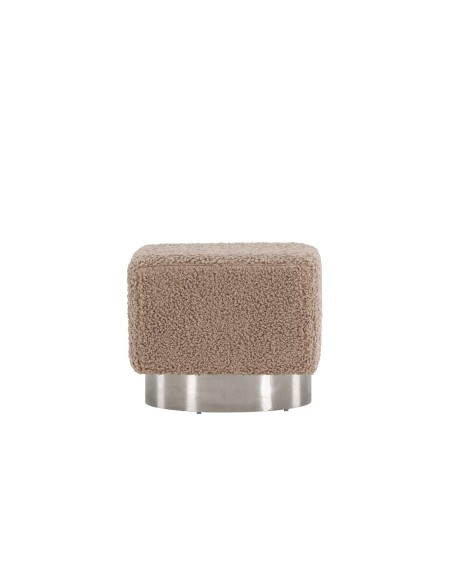 Fåtölj Newton Puff, 45 × 45 cm, Brun