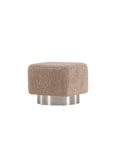 Fåtölj Newton Puff, 45 × 45 cm, Brun