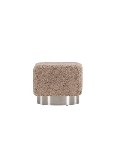 Fåtölj Newton Puff, 45 × 45 cm, Brun