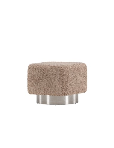 Fåtölj Newton Puff, 45 × 45 cm, Brun