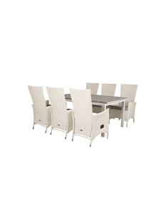 Matgrupp Levels med Padova matstolar, 160 × 100 cm 2