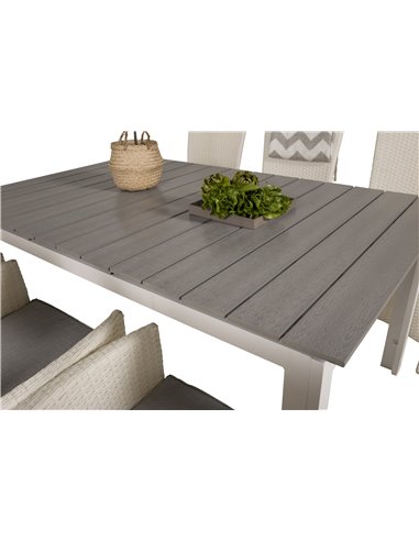 Matgrupp Levels med Padova matstolar, 160 × 100 cm