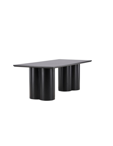Matbord Olivia, 210 × 100 cm, Svart