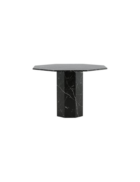 Runt matbord Marbs, Ø110 cm, Svart