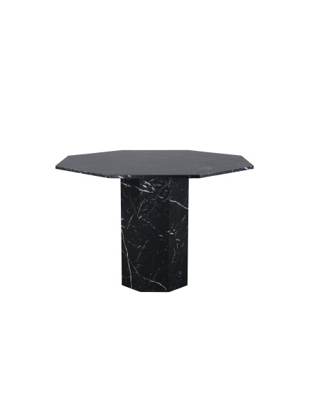 Runt matbord Marbs, Ø110 cm, Svart