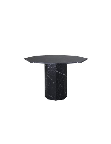 Runt matbord Marbs, Ø110 cm, Svart