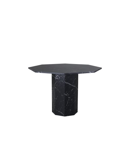 Runt matbord Marbs, Ø110 cm, Svart