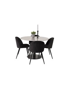 Matgrupp Razzia med Velvet matstolar 2