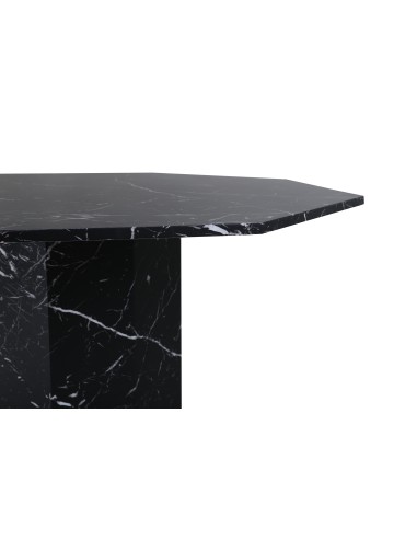 Runt matbord Marbs, Ø110 cm, Svart