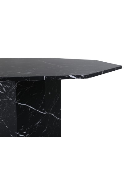 Runt matbord Marbs, Ø110 cm, Svart