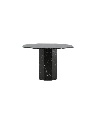 Runt matbord Marbs, Ø110 cm, Svart