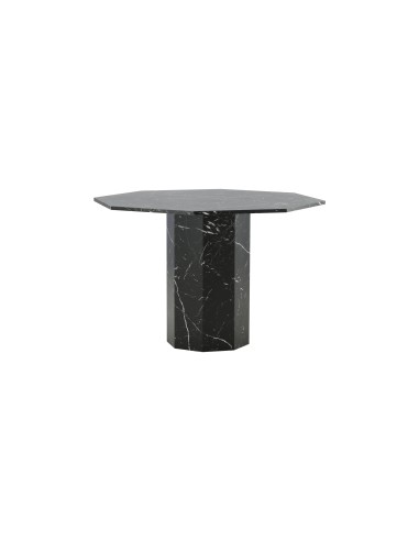 Runt matbord Marbs, Ø110 cm, Svart