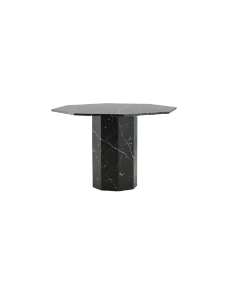 Runt matbord Marbs, Ø110 cm, Svart