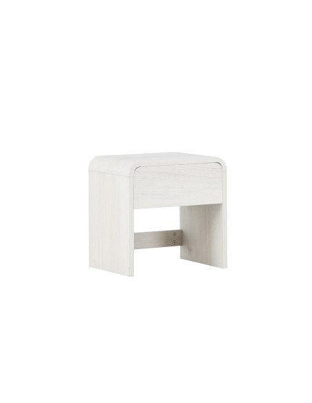 Sidobord Lyngdal, 40 × 30 cm, Vitlaserad