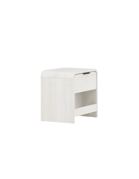 Sidobord Lyngdal, 40 × 30 cm, Vitlaserad