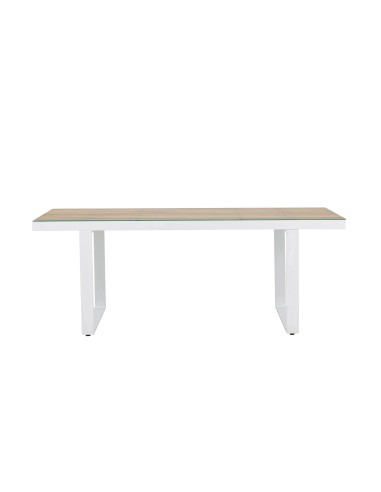 Matbord Merlo, 200 × 90 cm, Vit