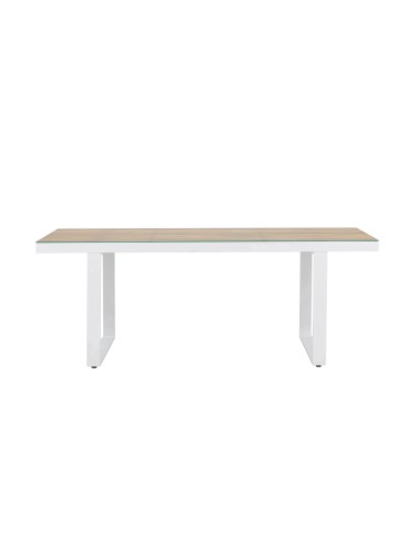Matbord Merlo, 200 × 90 cm, Vit