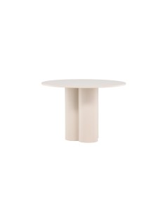 Runt matbord Olivia, Ø110 cm, Beige