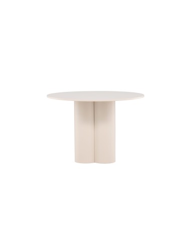 Runt matbord Olivia, Ø110 cm, Beige