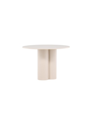 Runt matbord Olivia, Ø110 cm, Beige