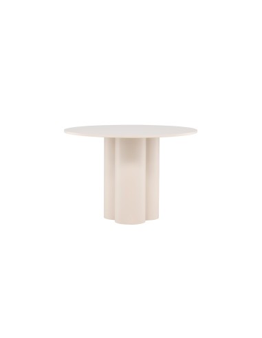Runt matbord Olivia, Ø110 cm, Beige