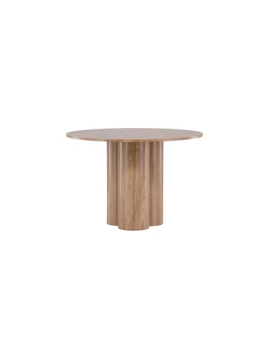 Runt matbord Olivia, Ø110 cm, Brun