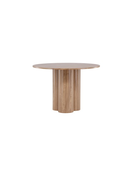 Runt matbord Olivia, Ø110 cm, Brun