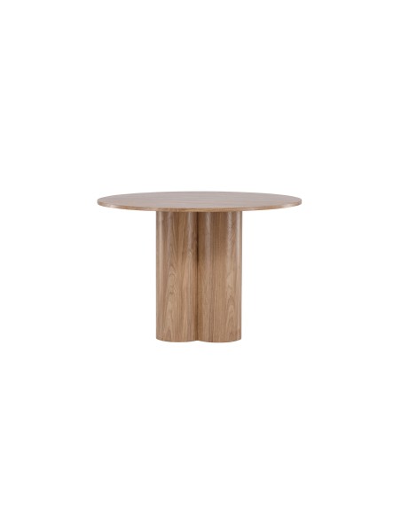 Runt matbord Olivia, Ø110 cm, Brun