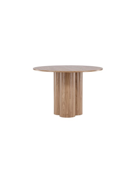 Runt matbord Olivia, Ø110 cm, Brun